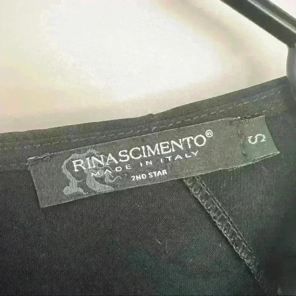 RINASCIMIENTO BLACK DRESS  STUDDED SIZE SMALL - Picture 5 of 10